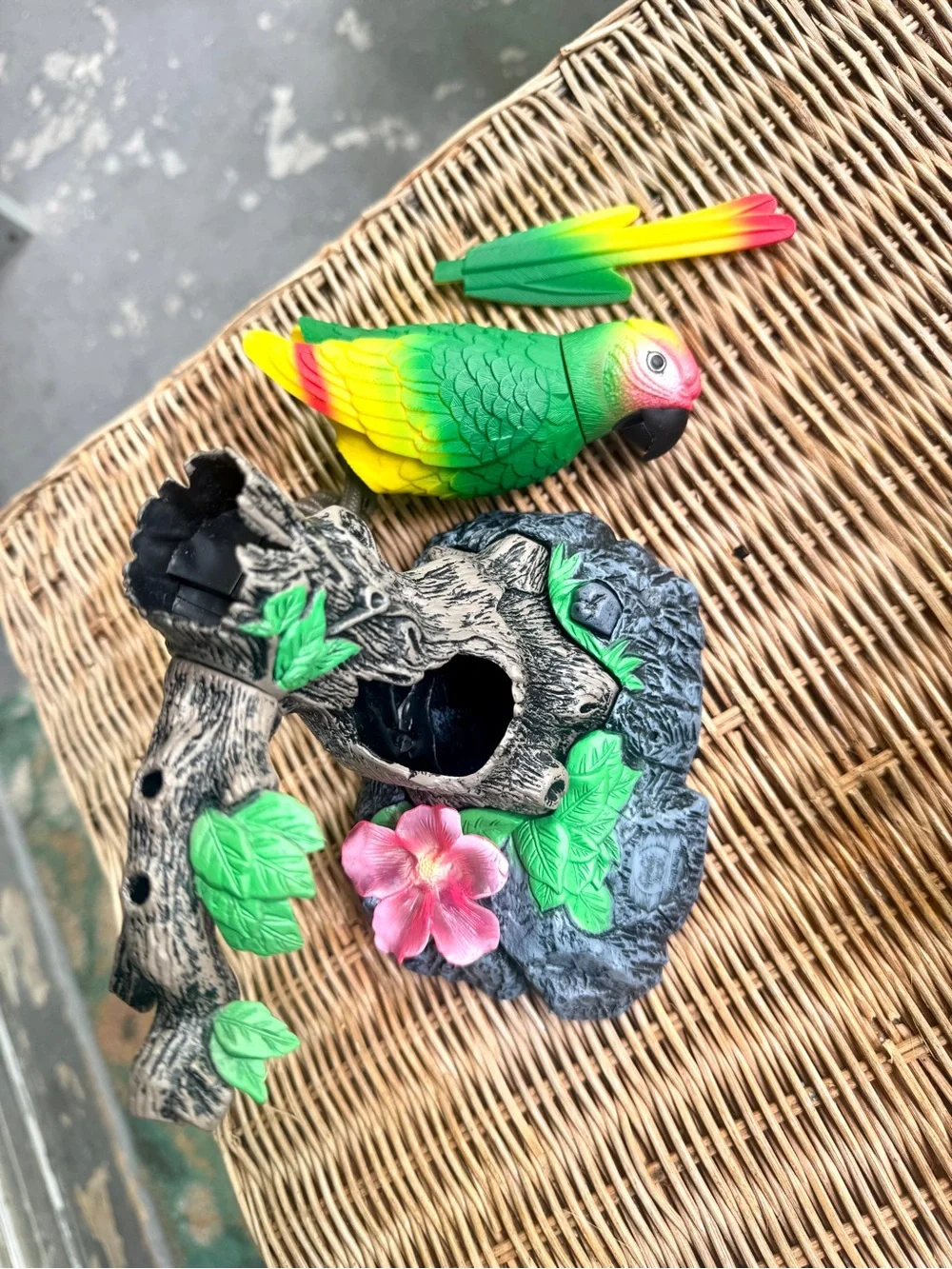 Talking Parrot Toy - Green
